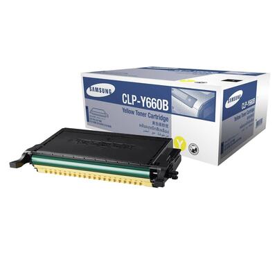 Samsung CLP-Y660B/SEE Gelber Orjinaltoner — CLP-610