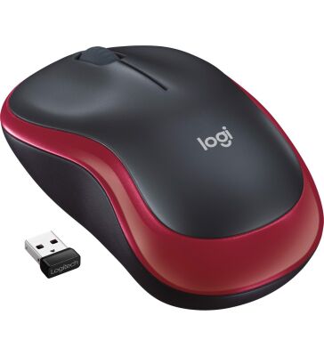 Logitech M185 (910-002237) Red Wireless Mouse