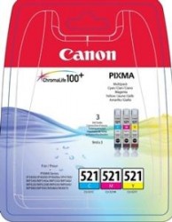 Canon CLI-521CMY 3-pack Set Cartridge - MP540 / MP620