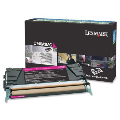 Lexmark C746A1MG Kırmızı Orjinal Toner - C746 / C7