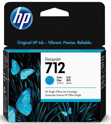 HP 3ED67A (712) Mavi Orjinal Kartuş - DesignJet T6