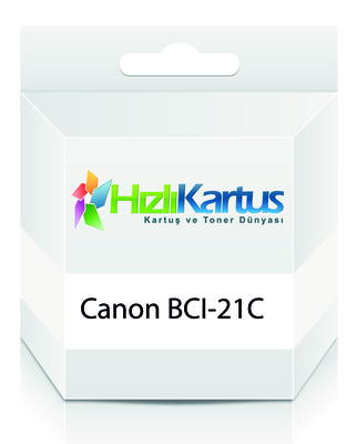 Canon BCI-21C (0955A003)  Renkli Muadil Kartuş