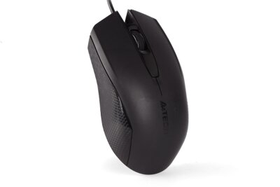 A4 Tech OP-760 Schwarze optisch verdrahtete Maus
