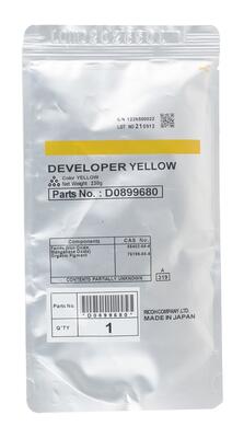 Ricoh D089-9680 Yellow Developer Developer - MP-C3001