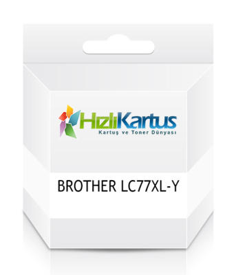 Brother LC77XL-Y Sarı Muadil Kartuş - MFC-J6510DW