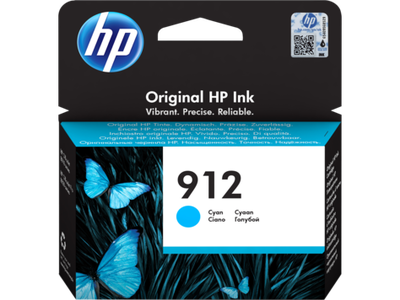 HP 3YL77AE (912) Cyan Original Cartridge- OfficeJet Pro 8012 / 8013 (Without Box)