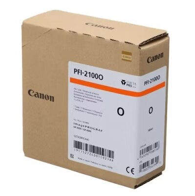 Canon PFI-2100O (5272C001) Orange Original Cartridge - GP-2000 / GP-4000 (Ex)