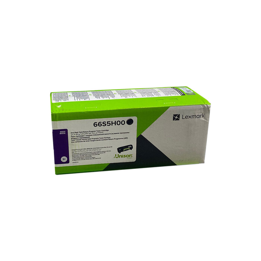 Lexmark 66S5H00 Schwarz, Original-Toner, hohe Kapazität.