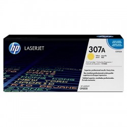 HP CE742A (307A) Yellow Original Toner Cartridge - LaserJet CP5225