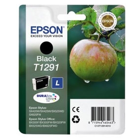 Epson C13T12914021 (T1291) Black Original Cartridge - Stylus SX425 (Ex)