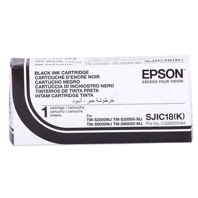 Epson SJIC18(K) (C33S020484) Black Original Cartridge - TM-S2000MJ / S9000MJ (Ex)