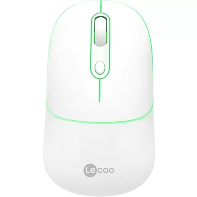 Lenovo Lecoo WS210 Wireless 1600DPI 6 Button White Optical Mouse