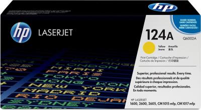 HP Q6002A (124A) Gelbe Originaltonerpatrone - Laserjet 1600 (B)