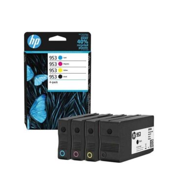 HP (6ZC69AE) 953 4Lü Paket Orjinal Kartuş - Pro 77