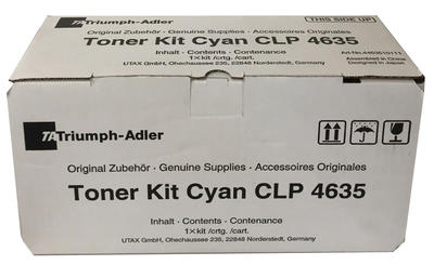 Triumph Adler CLP-4635 Cyan Original Toner (4463510111)