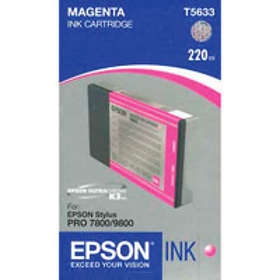 Epson C13T563300 (T5633) Original-Tintenpatrone, Rot -