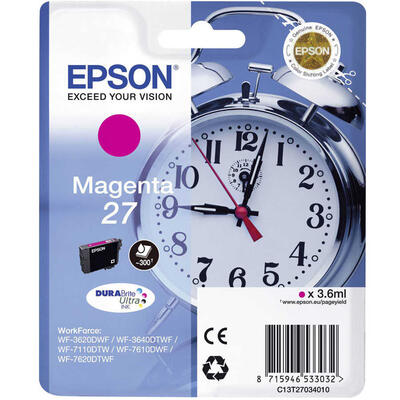 Epson C13T27034020 (27) Kırmızı Orjinal Kartuş - W