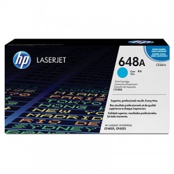 HP CE261A (648A) Cyan Original Toner Cartridge - CP4525dn / CP4525n (B)