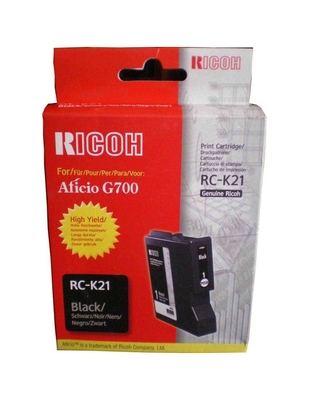 Ricoh RC-K21(402280) Schwarze Orjinalpatrone hoch