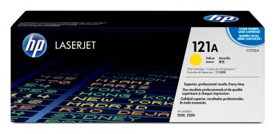 HP C9702A (121A) Yellow Original Toner Cartridge - LaserJet 1500