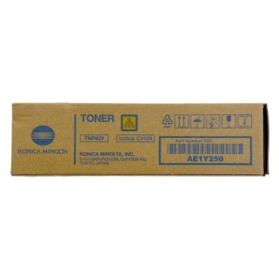 Konica Minolta TNP-92Y (AE1Y250) Sarı Orjinal Tone