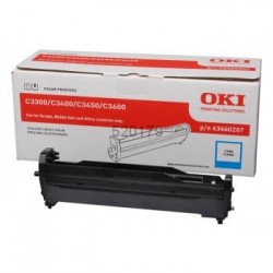 OKI 43460207 Blue Original Drum Unit - C3300/ C3400