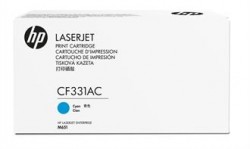 HP CF331AC (654A) Blauer Originaltoner - LaserJet M651