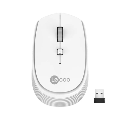 Lenovo Lecoo WS202 Kablosuz 1200DPI 4 Tuşlu Beyaz