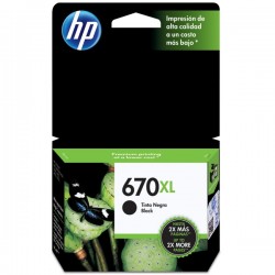 HP CZ117AB (670XL) Siyah Orjinal Kartuş Yüksek Kap
