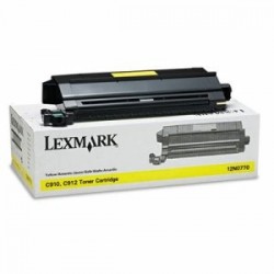 Lexmark 12N0770 Gelber Originaltoner - C910 / C912