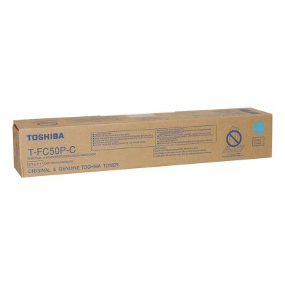 Toshiba T-FC50P-C Mavi Orjinal Toner - e-Studio 25