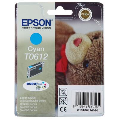 Epson C13T06124020 (T0612) Original Cyan Ink - DX3800 / DX3850 (Ex)