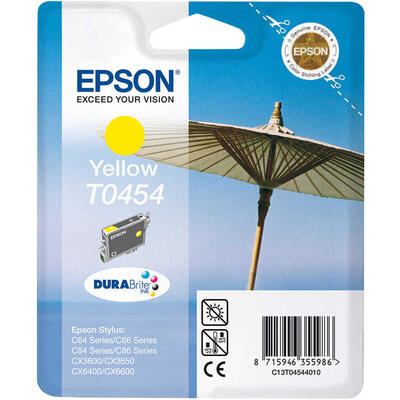 Epson C13T04544020 (T0454) Yellow Original Ink - Stylus C64 (Ex)