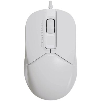 A4 Tech FM12 Weiße optisch verdrahtete Maus