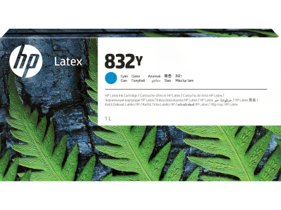 HP 4UV06A (832Y) Mavi Orjinal Latex Mürekkep Kartu