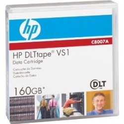 HP C8007A, DLT VS1, VS160, 80Gb/160Gb, 563m, 12.65mm Data Kartusche