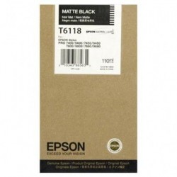 Epson C13T611800 (T6118) Matte Black Original Cartridge - Stylus Pro 7800