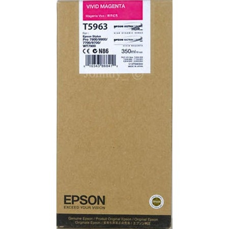 Original Ink for Epson C13T596300 (T5963) Vivid Magenta (red) - Stylus Pro 7700 (Ex)