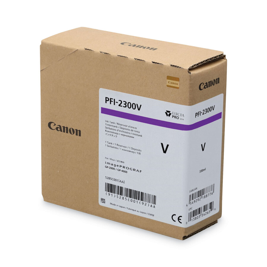 Canon PFI-2300V (5285C001) Violet Original Cartridge - GP-2000 / GP-4000