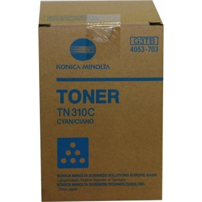Konica Minolta TN-310C (4053-703) Cyan Original Toner - Bizhub C350 / C351