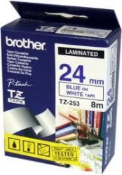 Brother TZ-253 (24MM) Blue Label on White