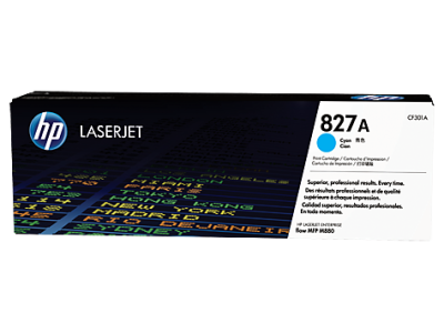 HP CF301A (827A) Cyan Original Toner - LaserJet M880z