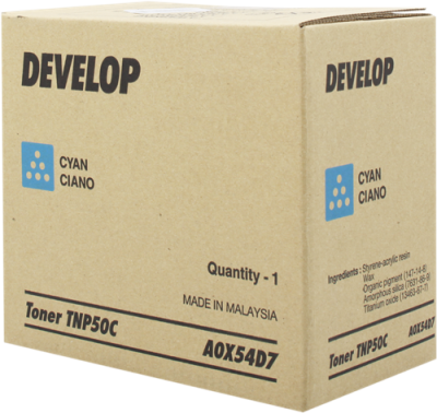 Develop TNP-50C Blue Original Toner Cartridge - Ineo +3100