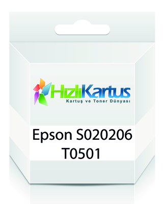 Epson S020206 T0501 Siyah Muadil Kartuş