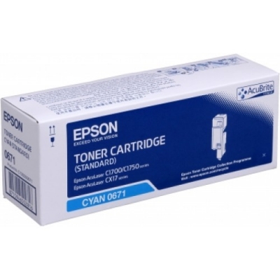Epson CX17/C1700 S050671 Blue Original Toner-Standard Capacity