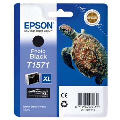 Epson C13T15714010 (T1571) Foto Siyah Orjinal Kart
