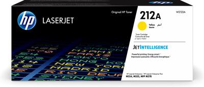HP W2122A (212A) Sarı Orjinal Toner Yüksek Kapasit