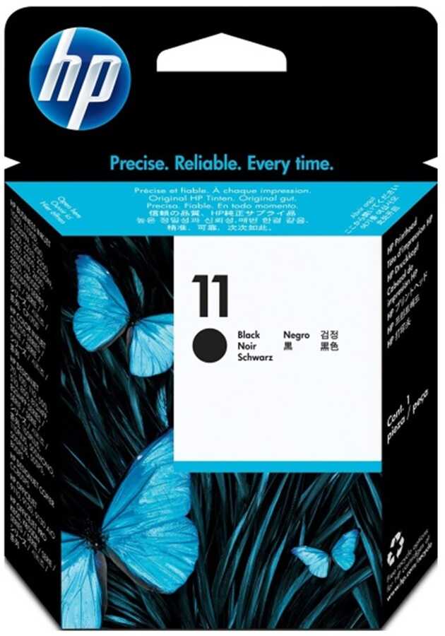 HP C4810A (11) Schwarze Original-Druckkopfpatrone.