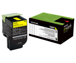 Lexmark 70C80Y0 (708Y) Sarı Orjinal Toner - CS310