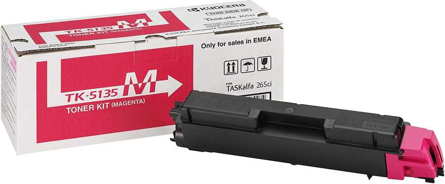 Kyocera TK-5135M (1T02PABNL0) Magenta Original Toner - TK265ci / TK266ci (Damaged Box)